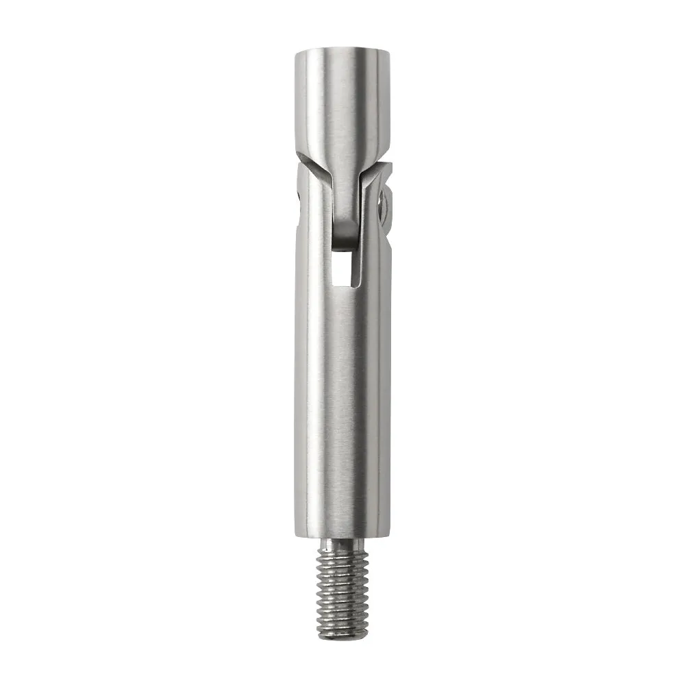 304 Stainless Steel Adjustable Pin 12mm Diameter With M6 Threaded Hole