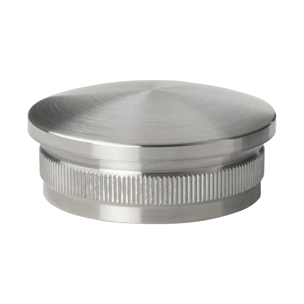 304 Stainless Steel Radiused End Cap To Suit 48.3mm x 2.6mm Tube