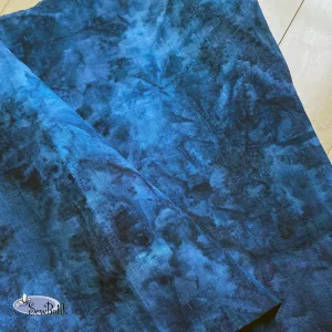 54" Batik Linen - Hand Dyed - Copen Blue