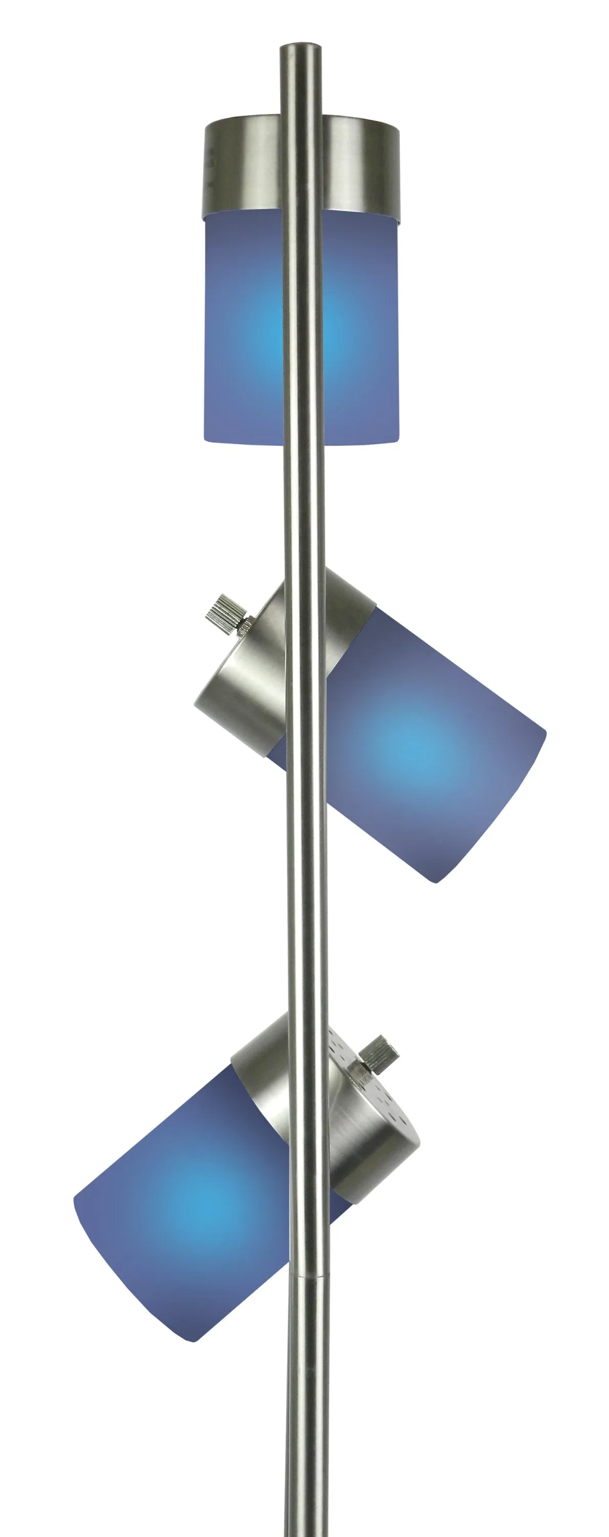 65"H 3-BLUE-HEAD WITH TWO WAY ADJUSTABLE FLOOR LAMP (1 PC/CTN/1.10 Cu Ft/12.32 G.W. lbs)