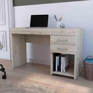 Austin Writing Computer Desk, Two Drawers, One Cabinet