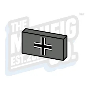 Balkenkreuz Emblem Tile (1x2)