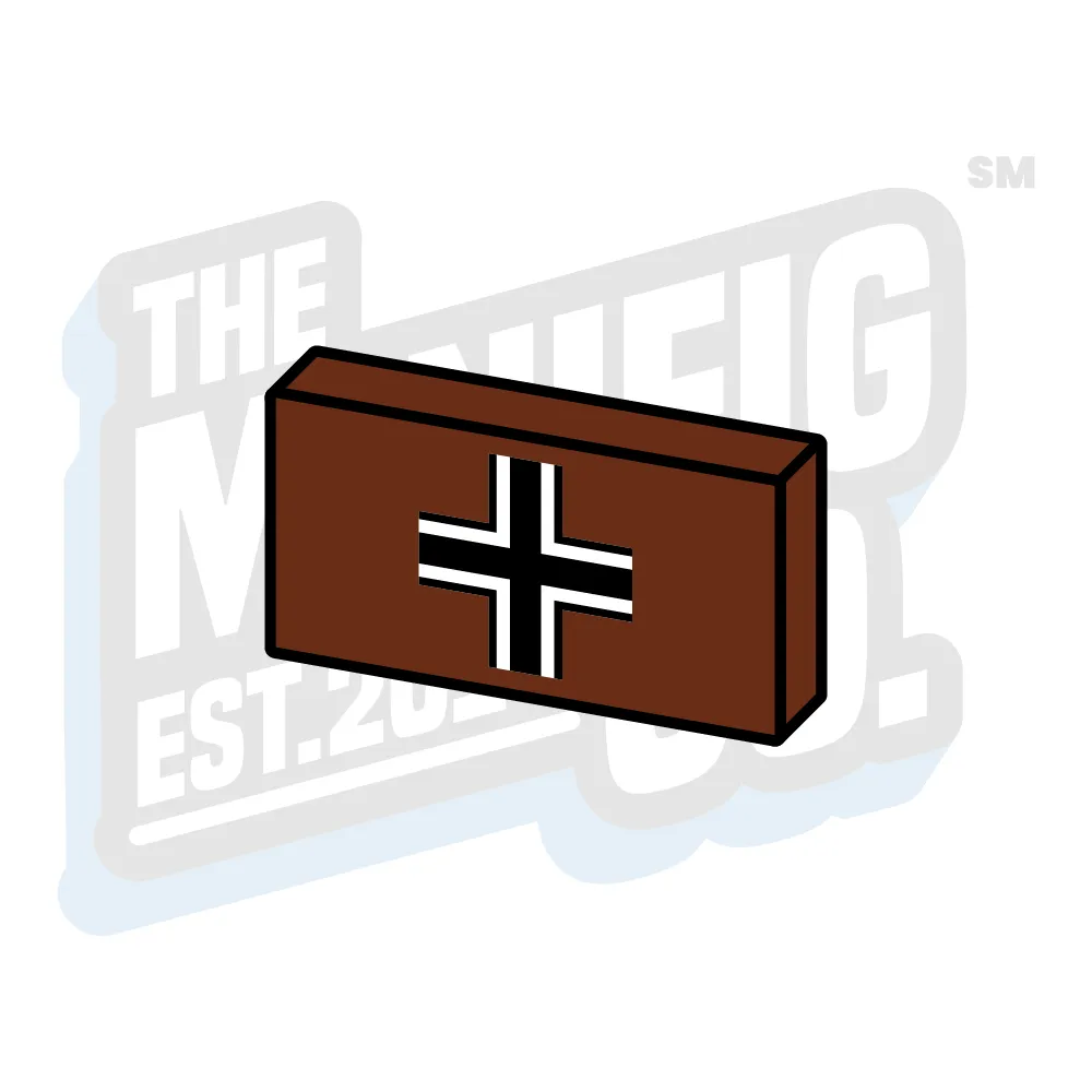 Balkenkreuz Emblem Tile (1x2)