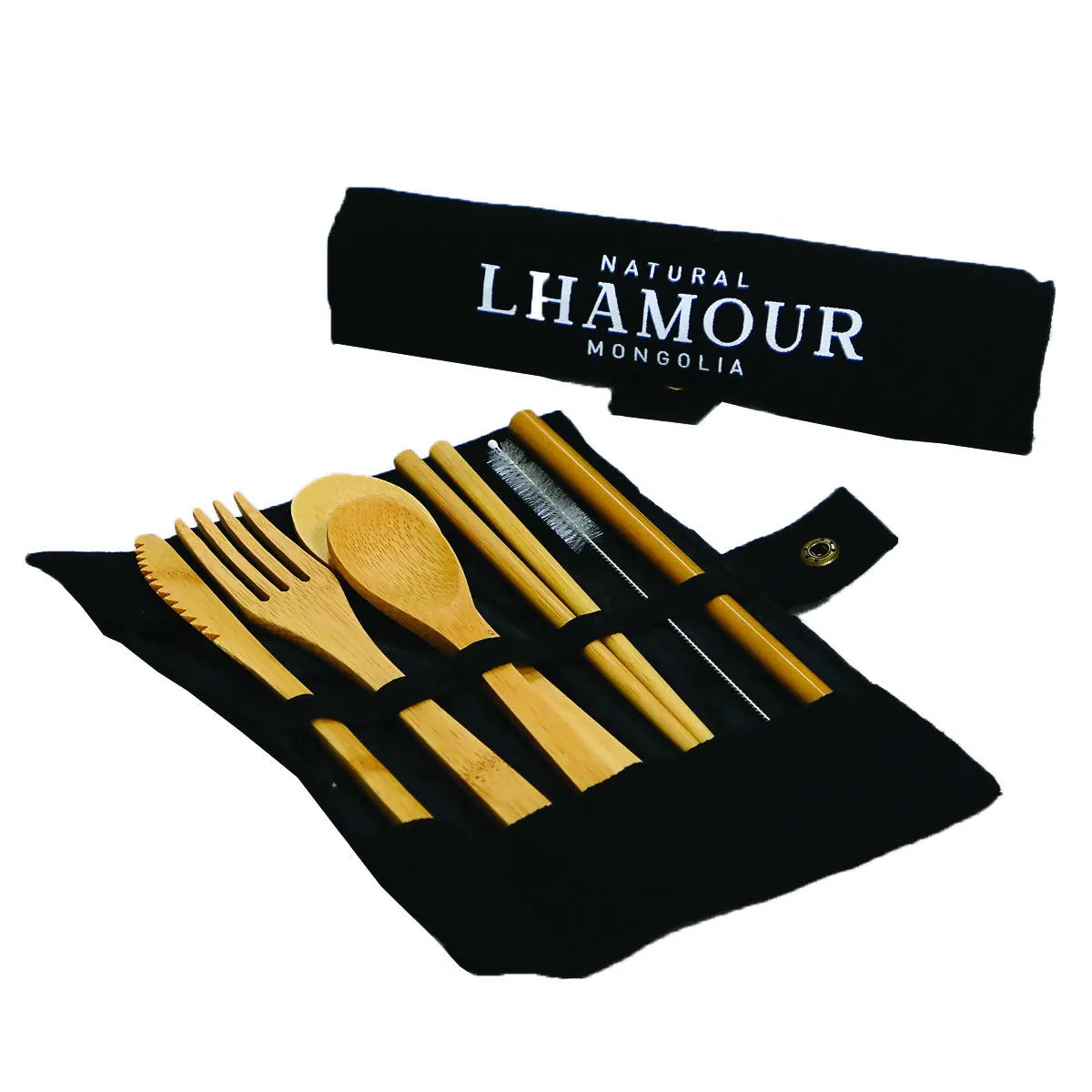 Bamboo Utensils Set