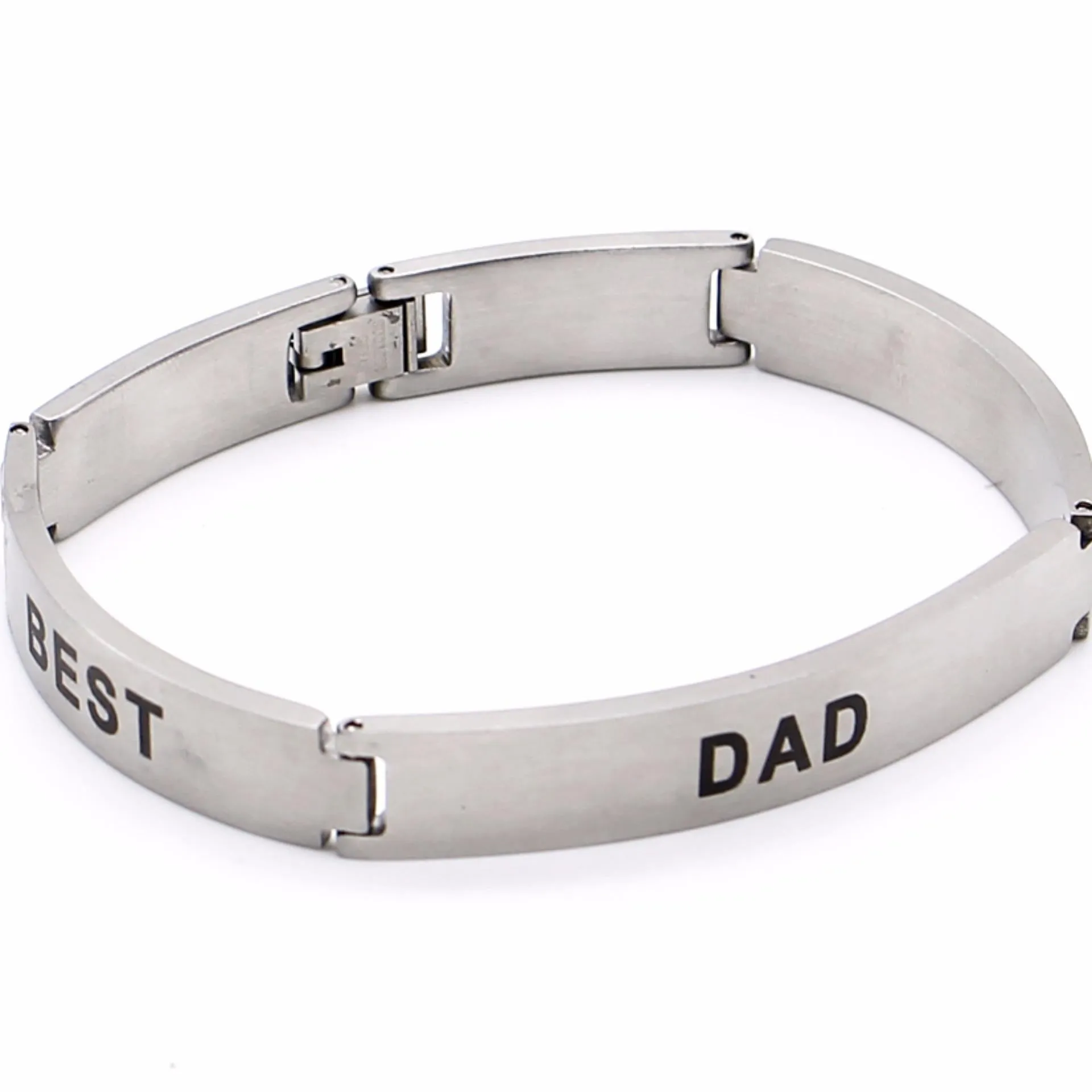 Best Dad Ever ID Bracelet For Men X908