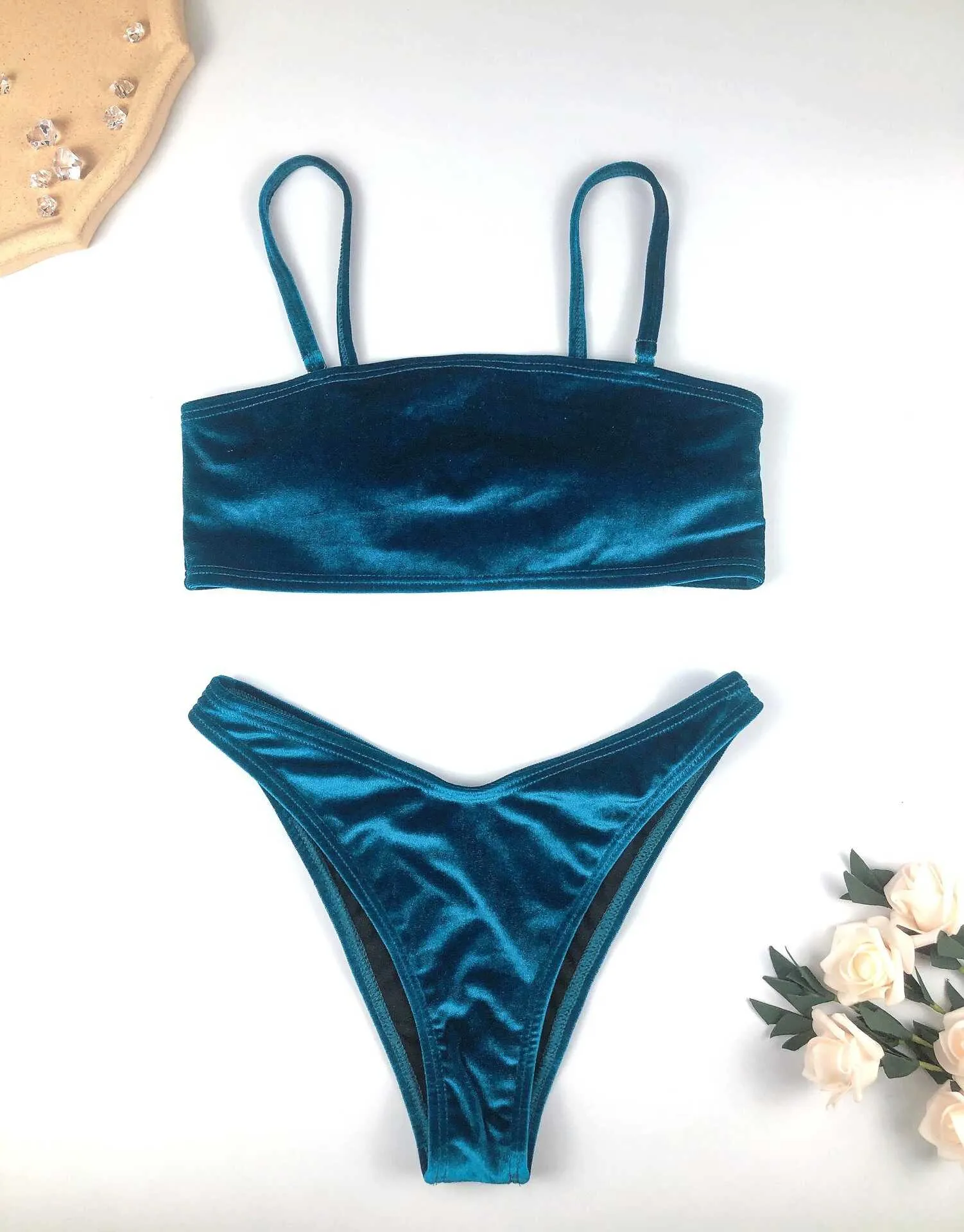 Bluish Bikini Swimwear