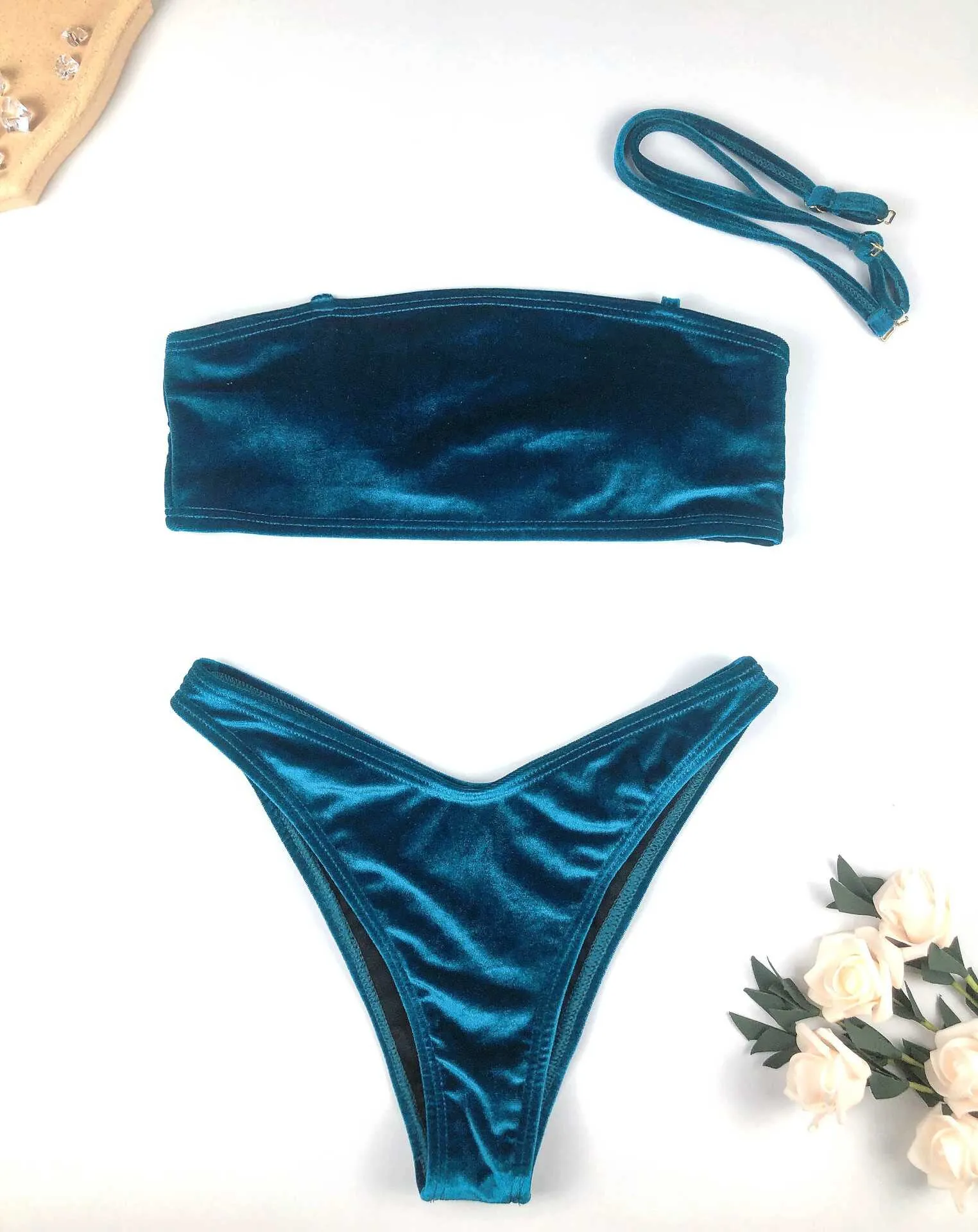 Bluish Bikini Swimwear