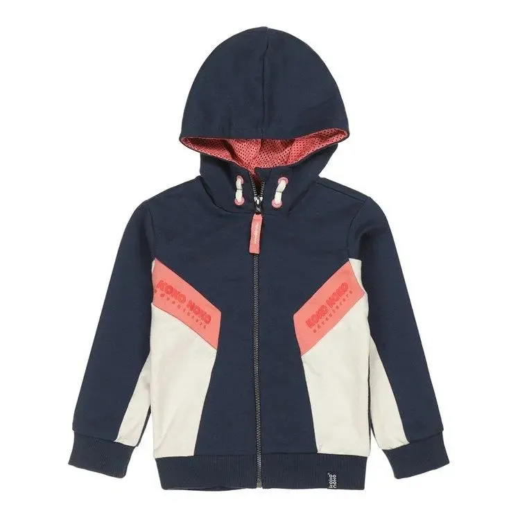 Boys Sweater Dark Blue With Hood | Koko-Noko