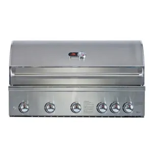 Burford 5 Burner Built in BBQ with Rotisserie & Cover - Whistler Grills