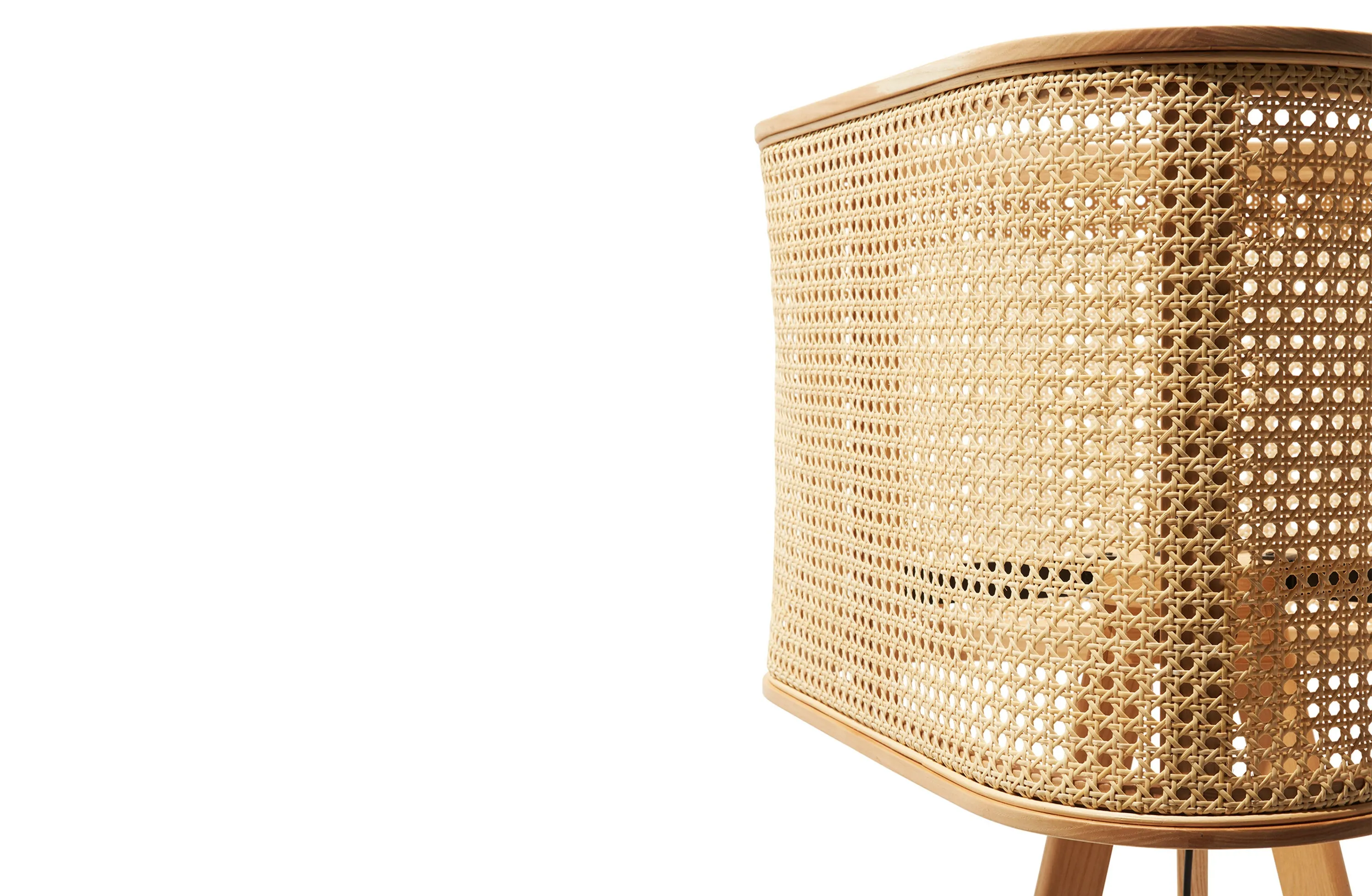 Cane Floor Lamp