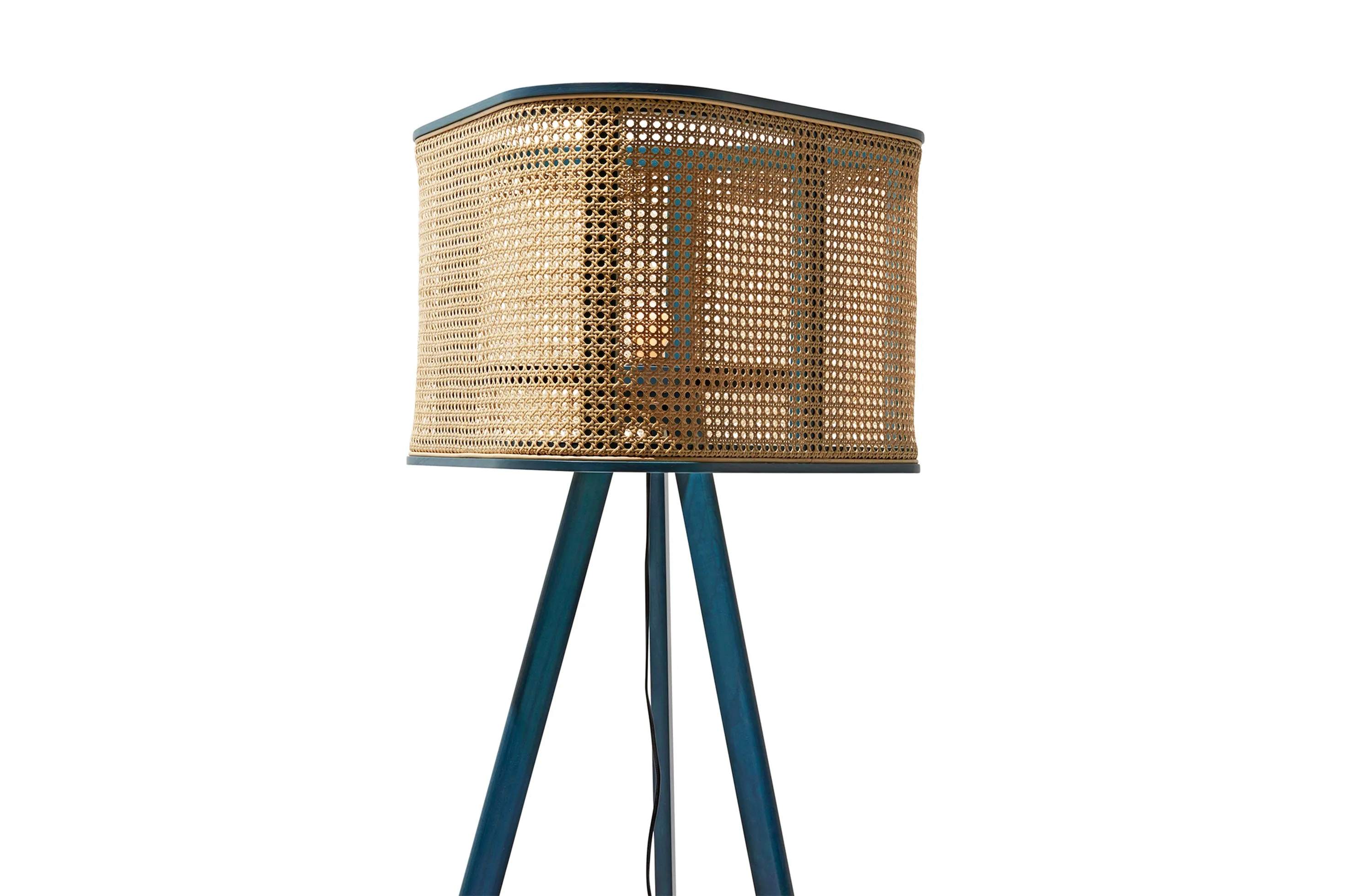 Cane Floor Lamp