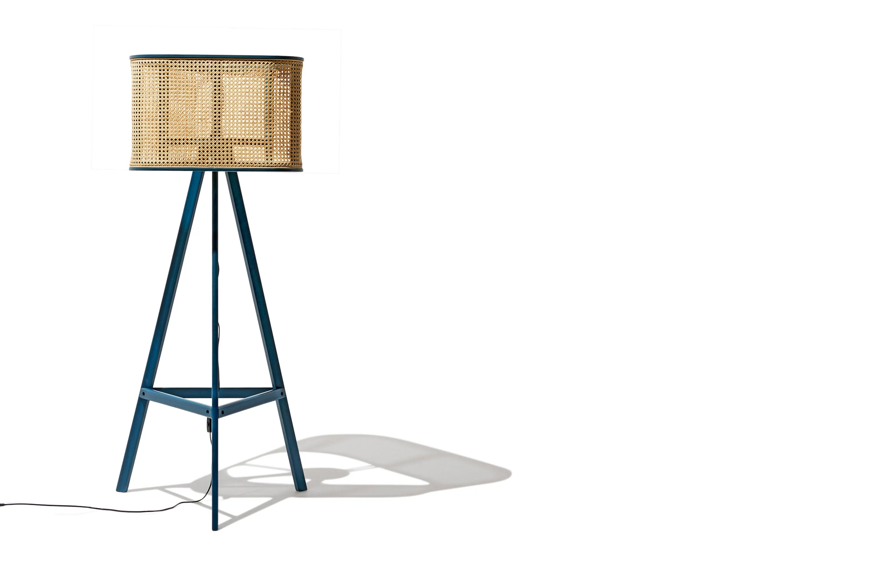 Cane Floor Lamp