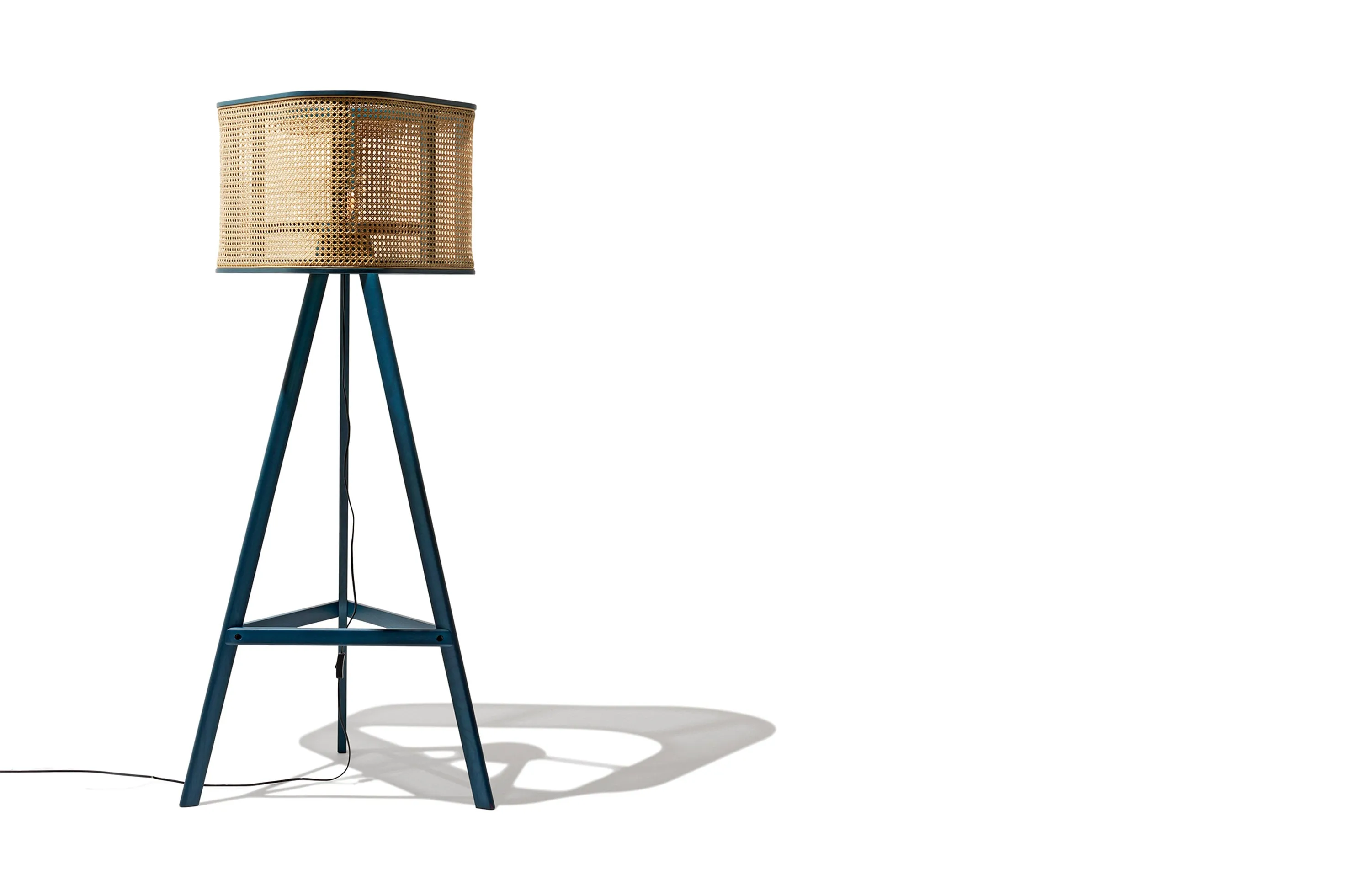 Cane Floor Lamp