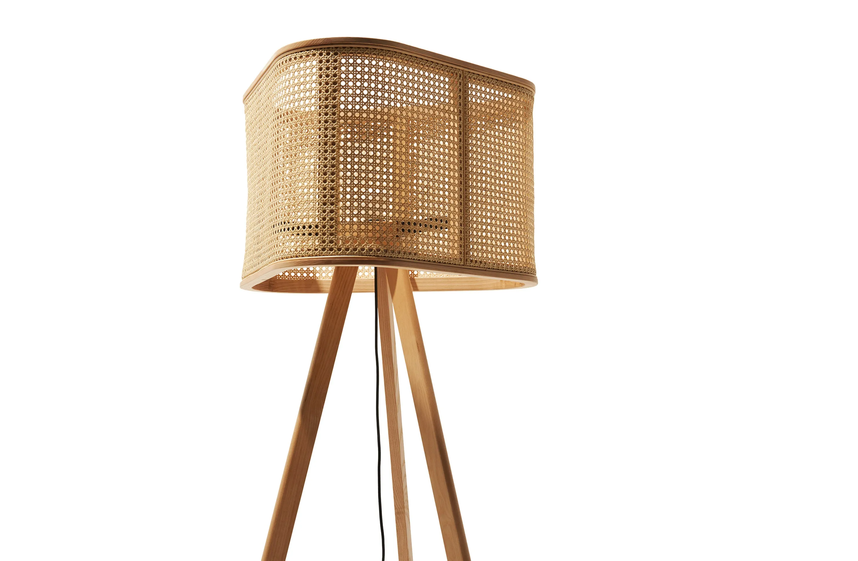 Cane Floor Lamp