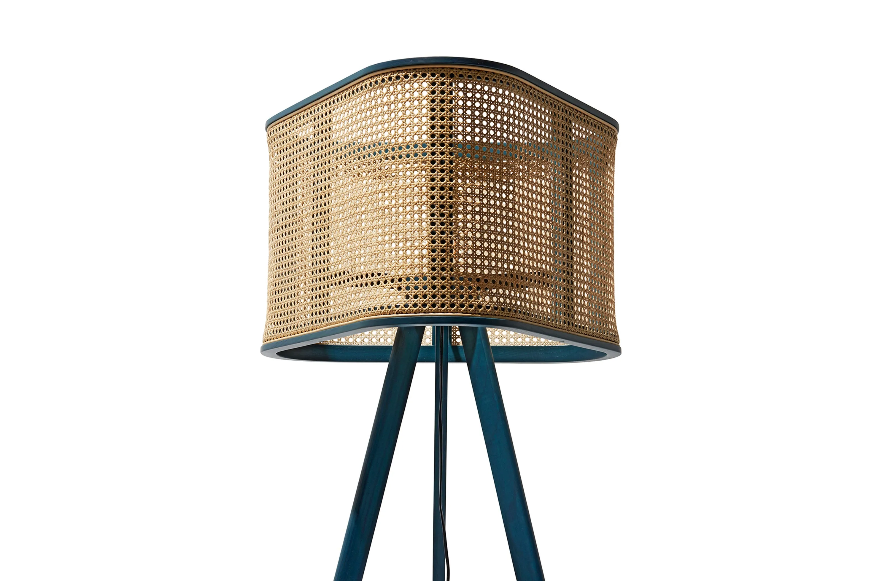 Cane Floor Lamp