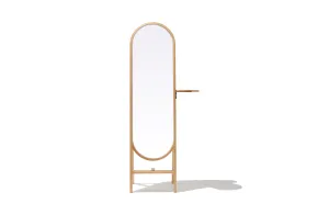 Cane Standing Mirror