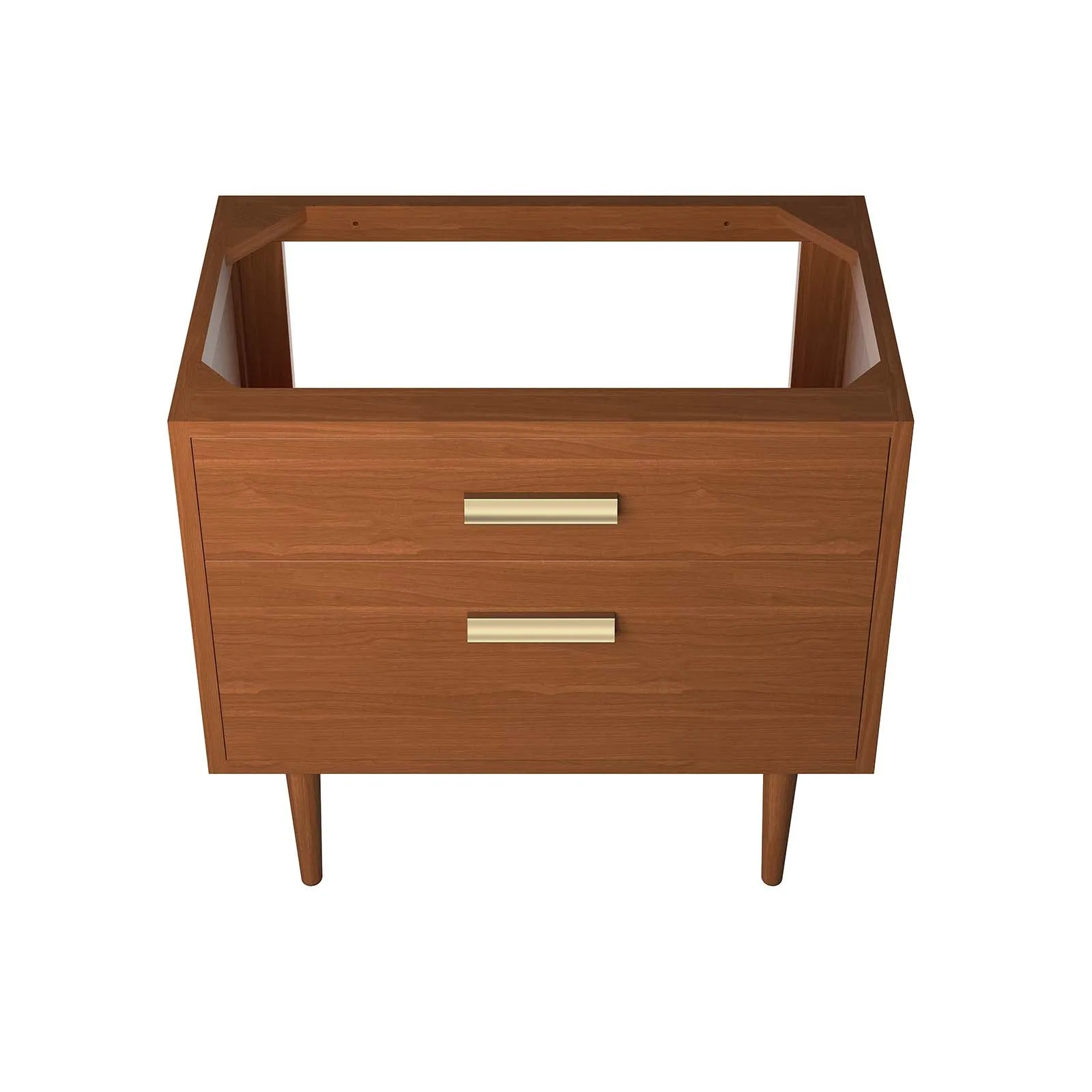 Cassia 36" Teak Wood Bathroom Vanity Cabinet (Sink Basin Not Included) by Modway