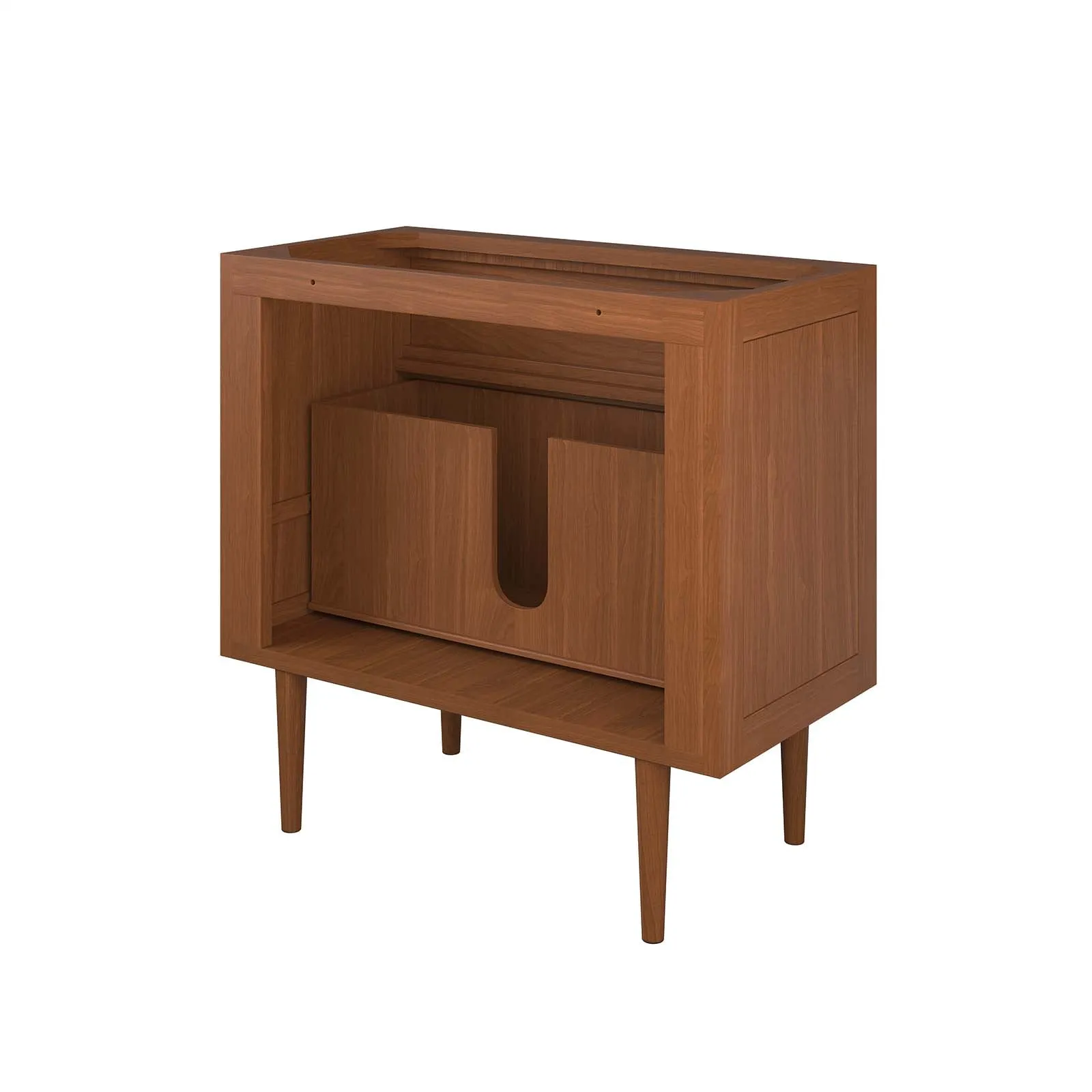 Cassia 36" Teak Wood Bathroom Vanity Cabinet (Sink Basin Not Included) by Modway