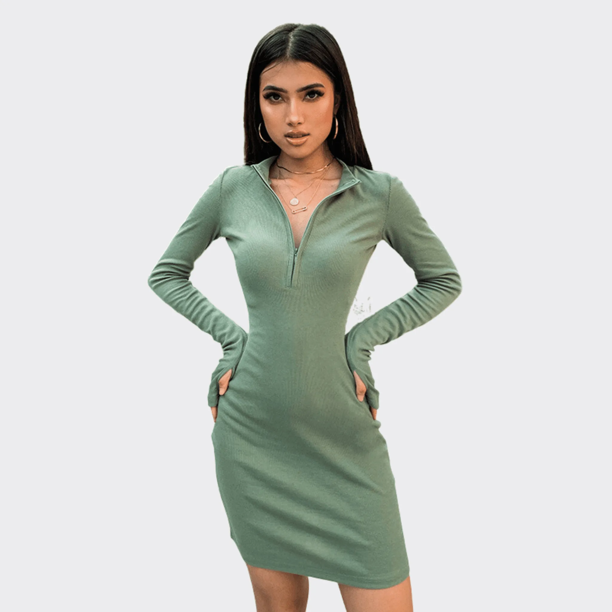 Casual Zippi Dress