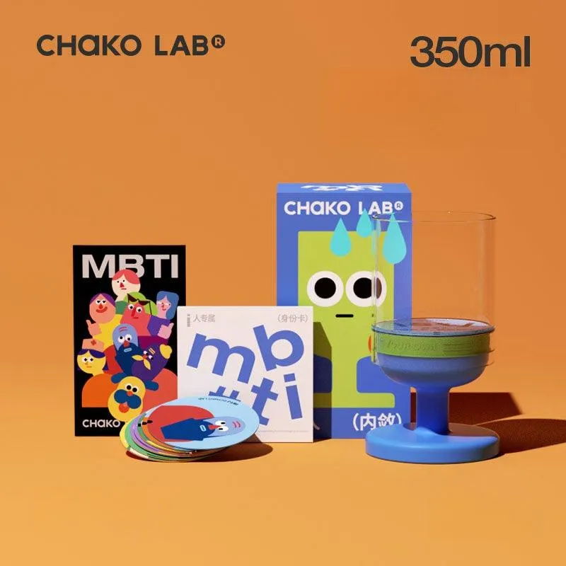 Chako Lab MBTI Character Glass - Personalized High Borosilicate Glass Cup