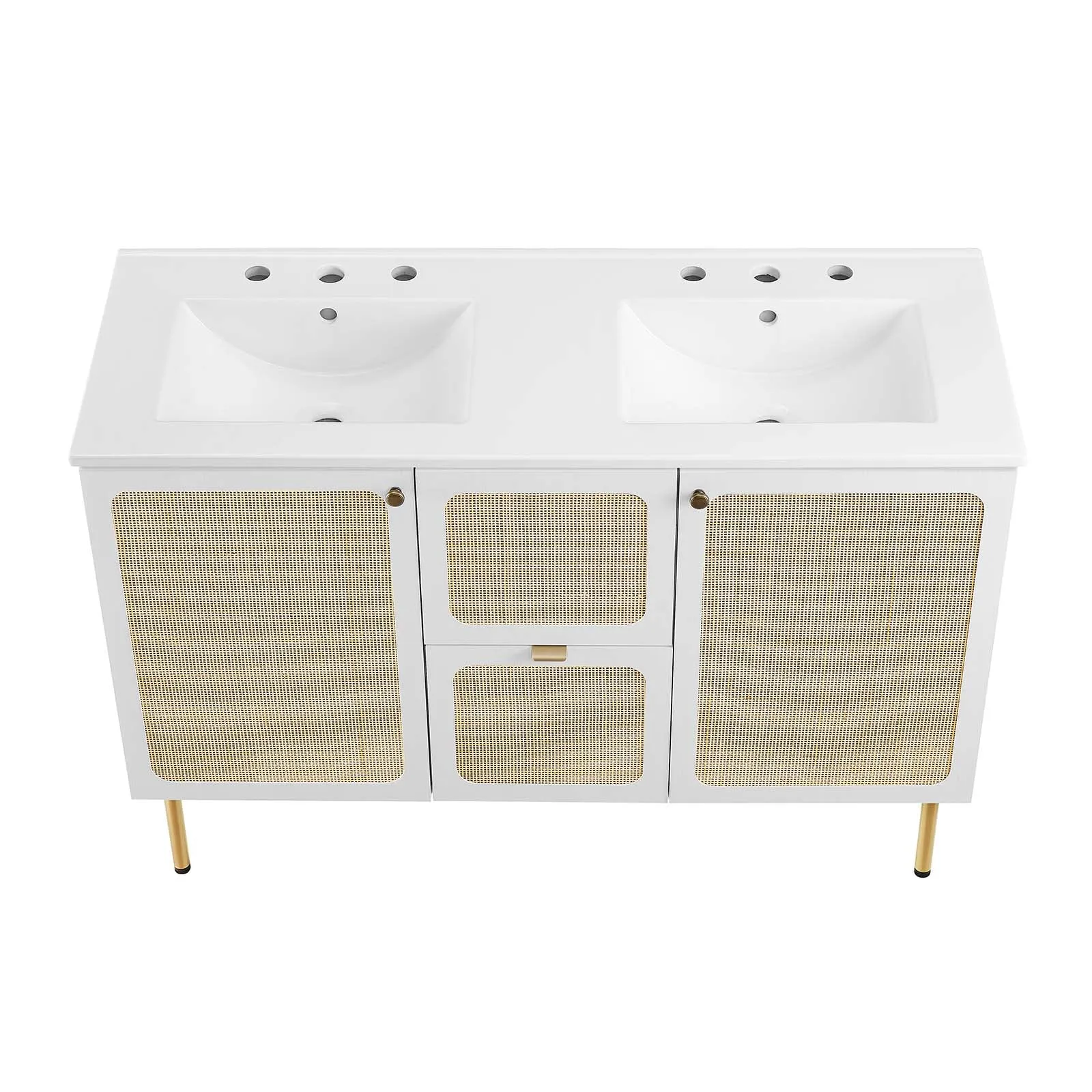 Chaucer 48" Double Sink Bathroom Vanity by Modway