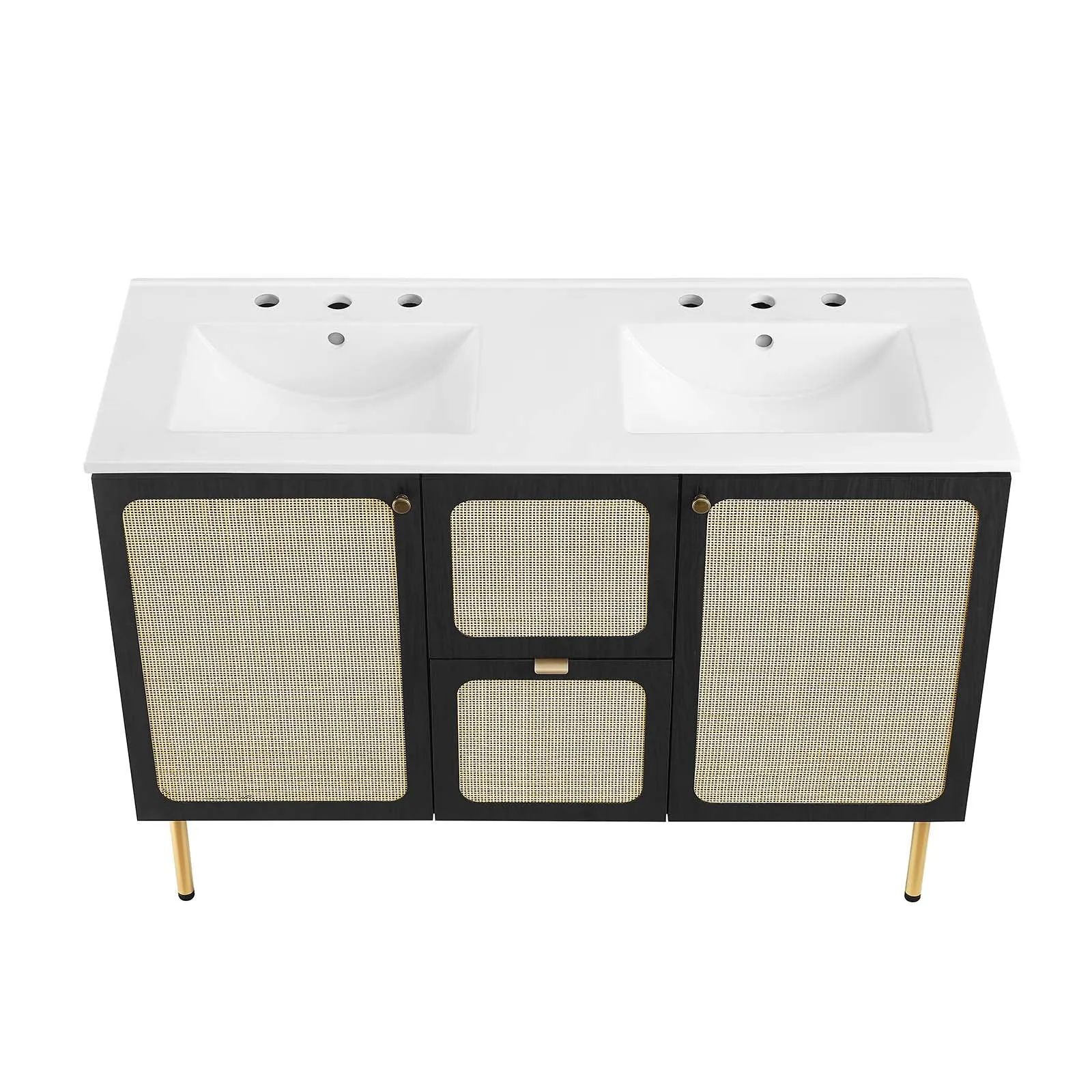 Chaucer 48" Double Sink Bathroom Vanity by Modway