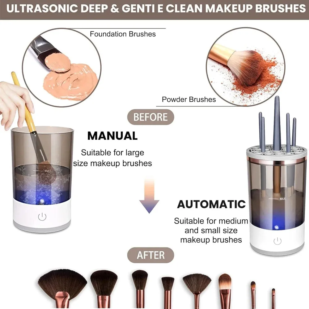 Electric Cosmetic Brush Cleaner