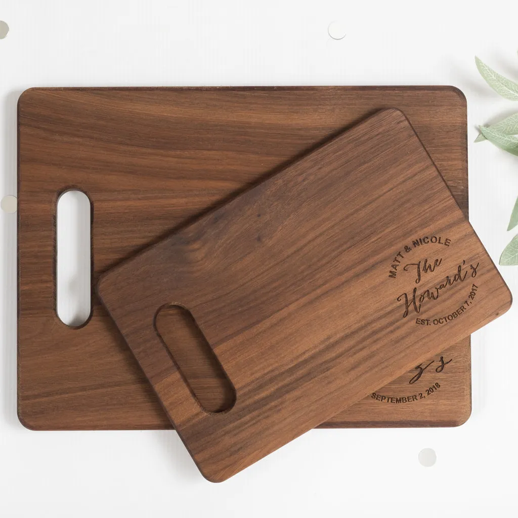 Engraved Cutting Board