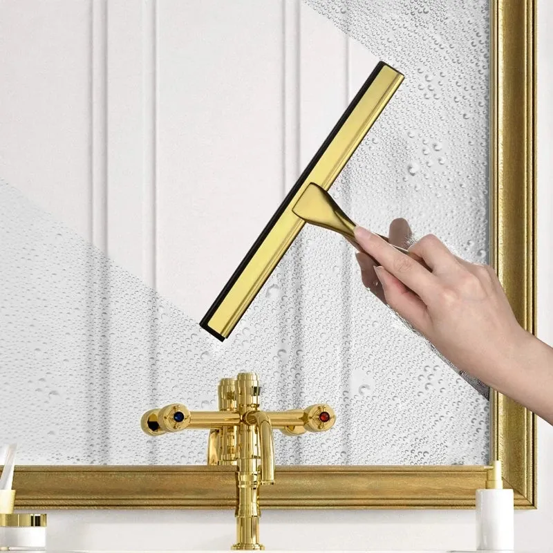 Gold Stainless Steel Window Cleaning Tool