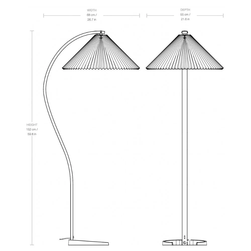 GUBI Timberline Floor Lamp