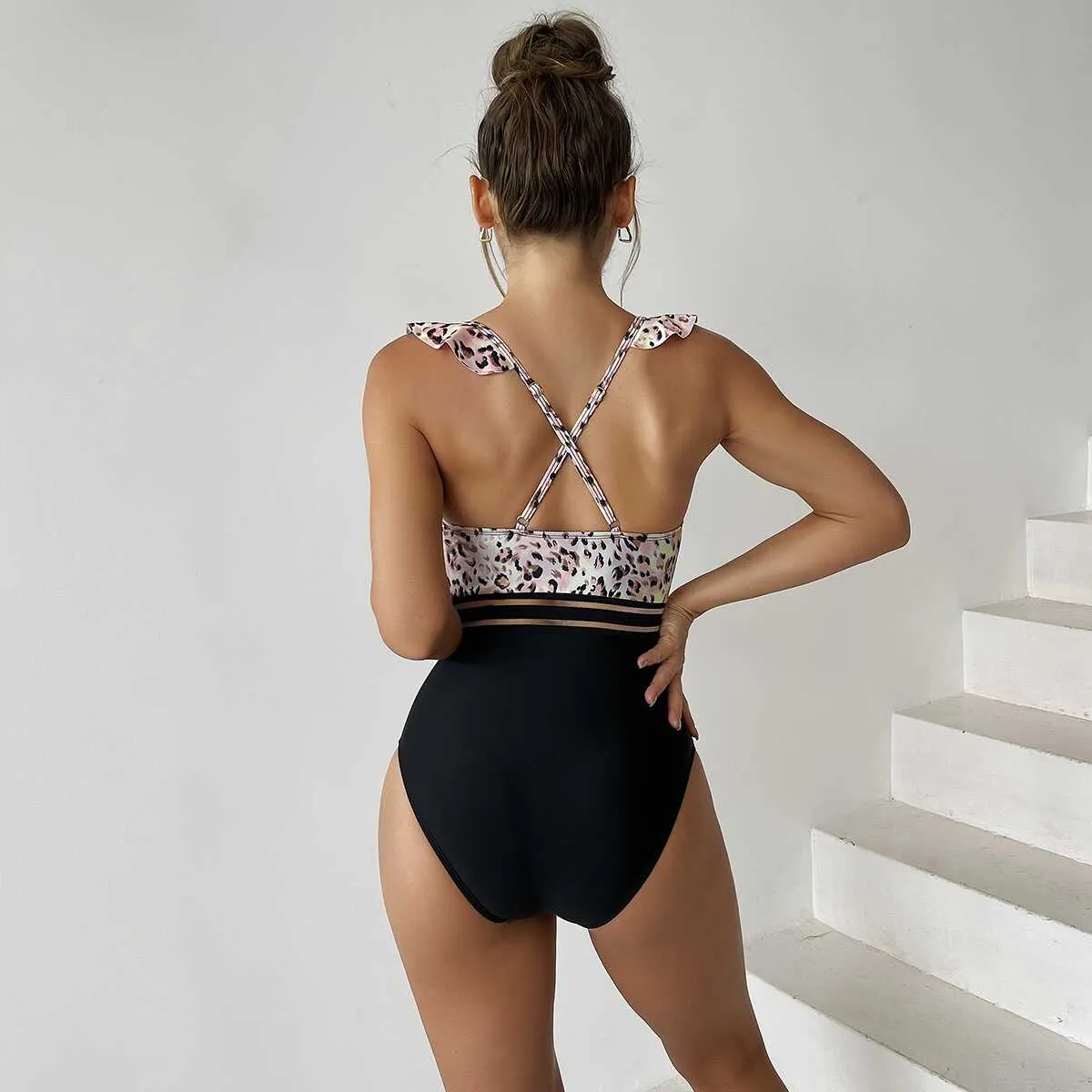 Leopard One-Piece Swimwear