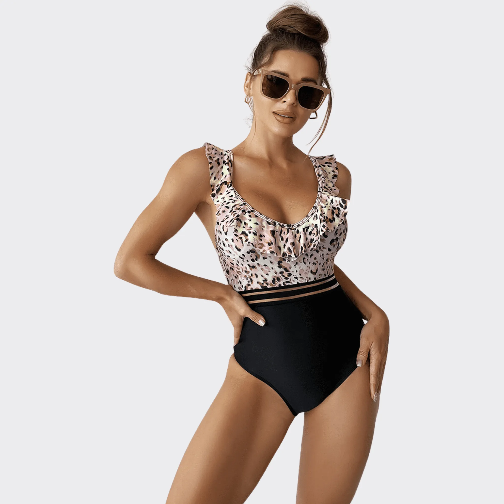 Leopard One-Piece Swimwear