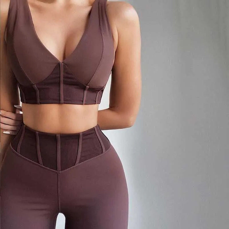 Low-Cut Sports Fitness Suit