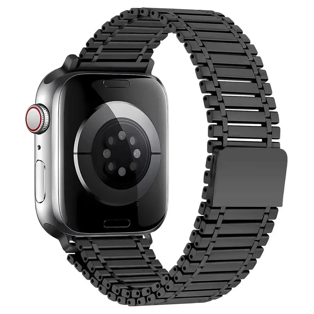 Magnetic Stainless Steel Link Loop Strap For Apple Watch