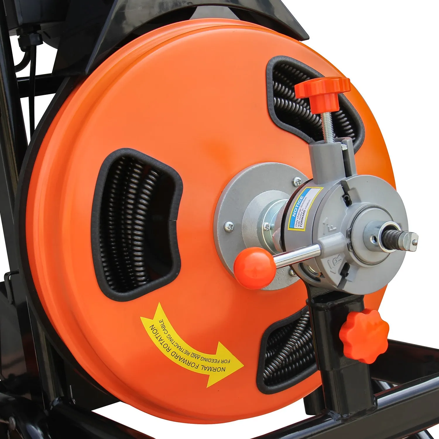 PRE-ORDER! KANG INDUSTRIAL D02-005SA Drain Cleaner, Drain Auger Cleaner, 1/2" x 100Ft Snake Machine Auto Feed