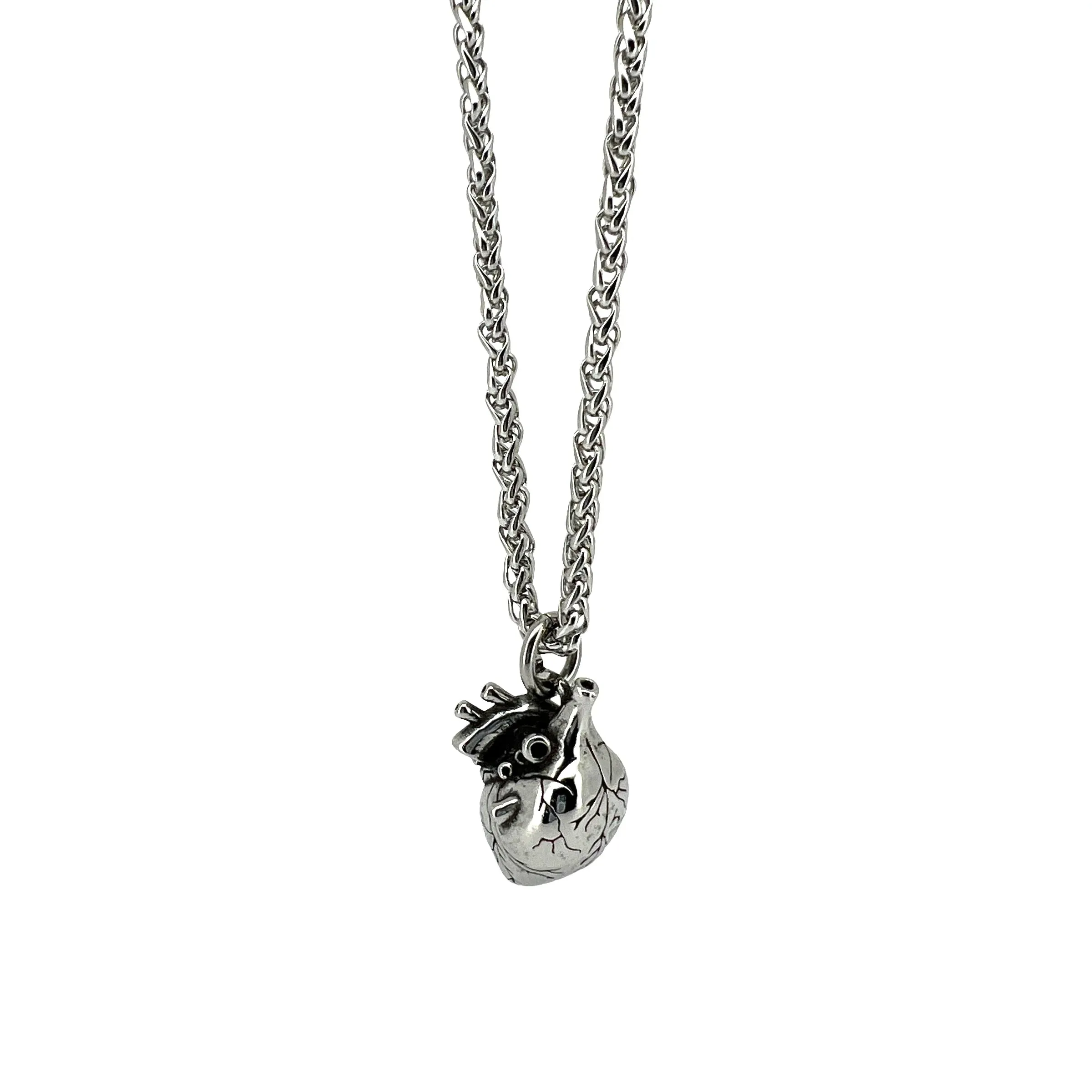 Romeo Spiga Chain with Heart Pendant