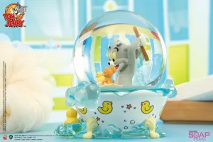 Soap Studio CA309 Tom and Jerry - Bath Time Snow Globe Statue Figure