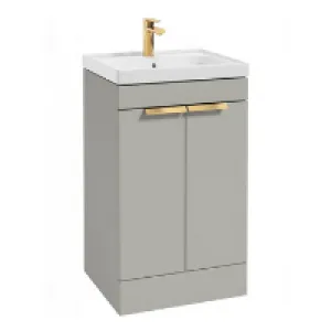 Stockholm Floor Standing Arctic Grey Matt Unit 500mm / 600mm