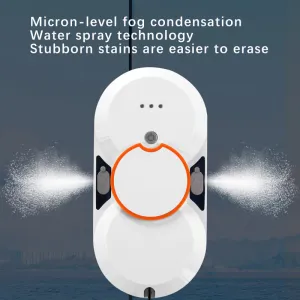 Window Cleaner Robot,Smart Glass Cleaning Robotic with 5600Pa Strong Suction,Remote Control Window Cleaning Robot for Windows/Tiles/Class Door