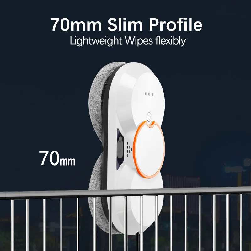 Window Cleaner Robot,Smart Glass Cleaning Robotic with 5600Pa Strong Suction,Remote Control Window Cleaning Robot for Windows/Tiles/Class Door